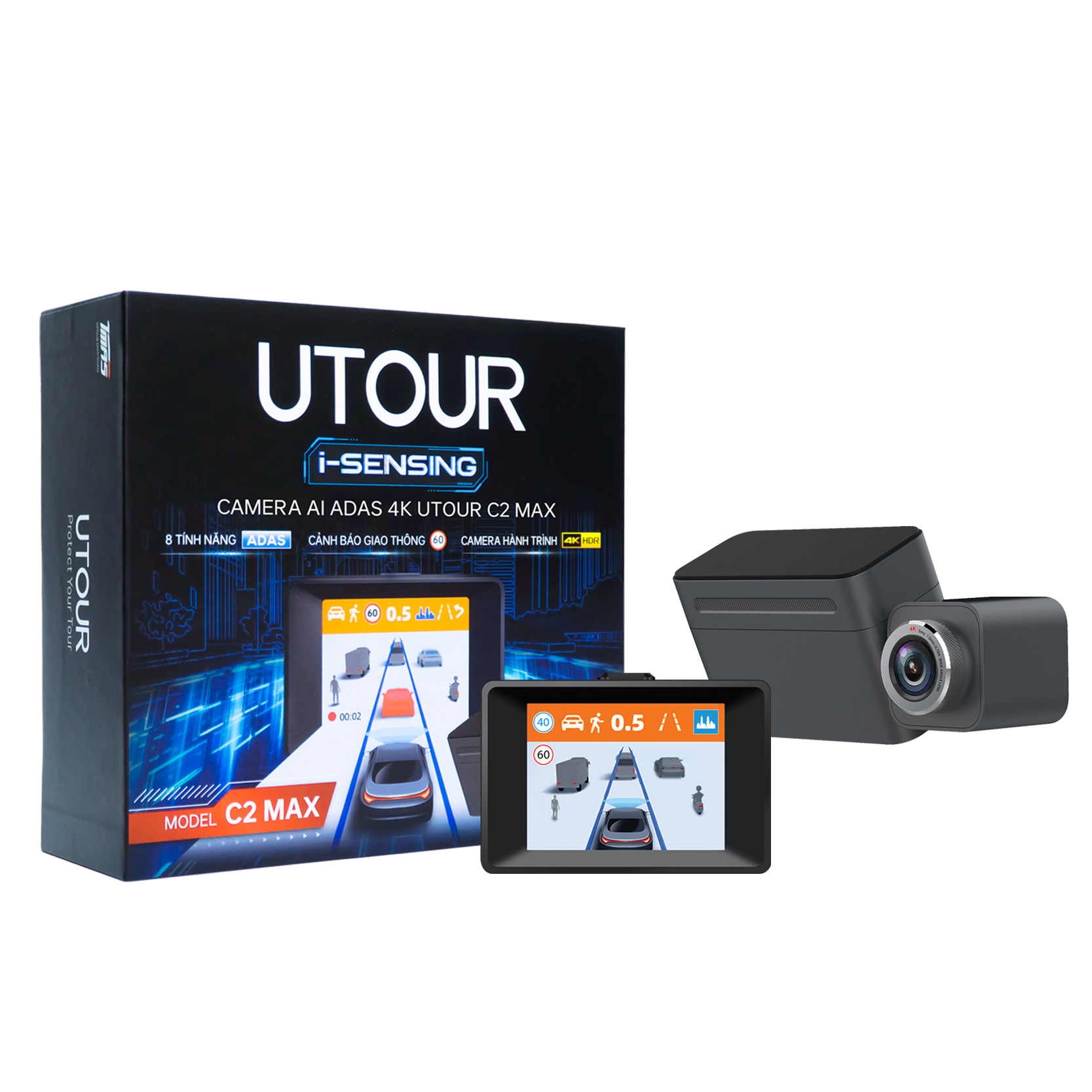 CAMERA HÀNH TRÌNH Ô TÔ UTOUR C2 MAX